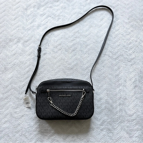 Michael Kors Jet Set Logo Rectangle Crossbody‎ - Picture 2 of 13